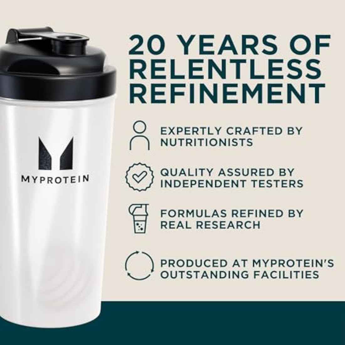 MyProtein Impact Whey Protein Powder – Vanilla Flavour– 1kg, 22g of Protein per Serving, Supports Muscle Building, Recovery & Lean Muscle Maintenance - 33 Servings