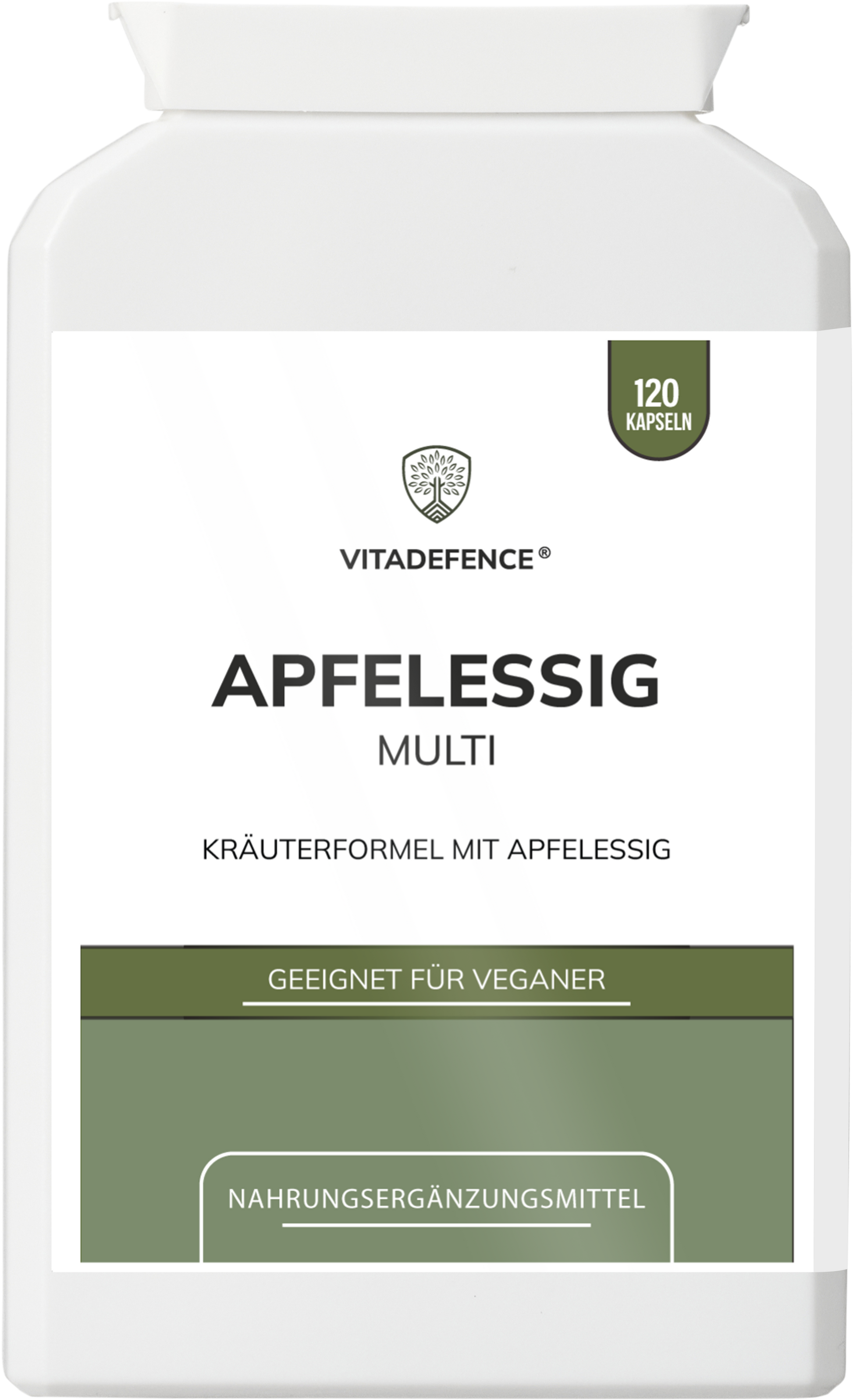 Apple Cider Multi | With Chromium, Turmeric & Botanicals – 120 Vegan Capsules