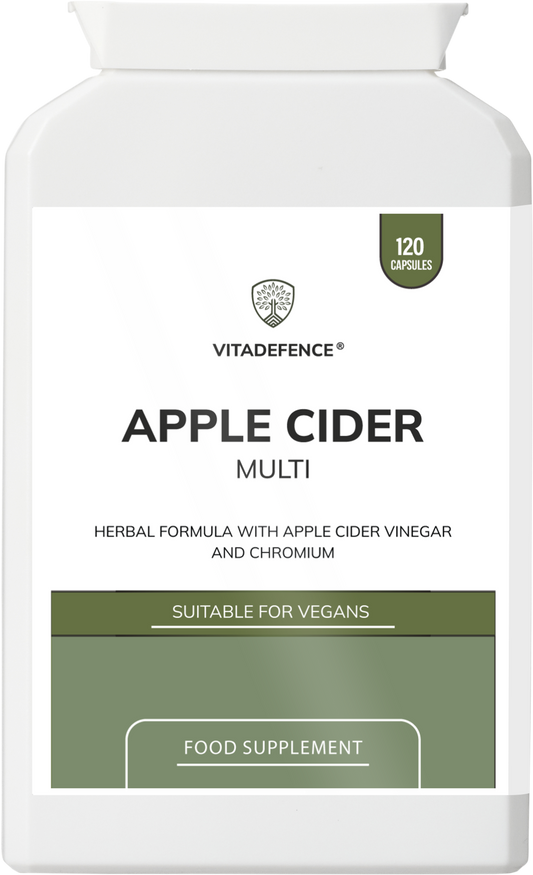 Apple Cider Multi | With Chromium, Turmeric & Botanicals – 120 Vegan Capsules