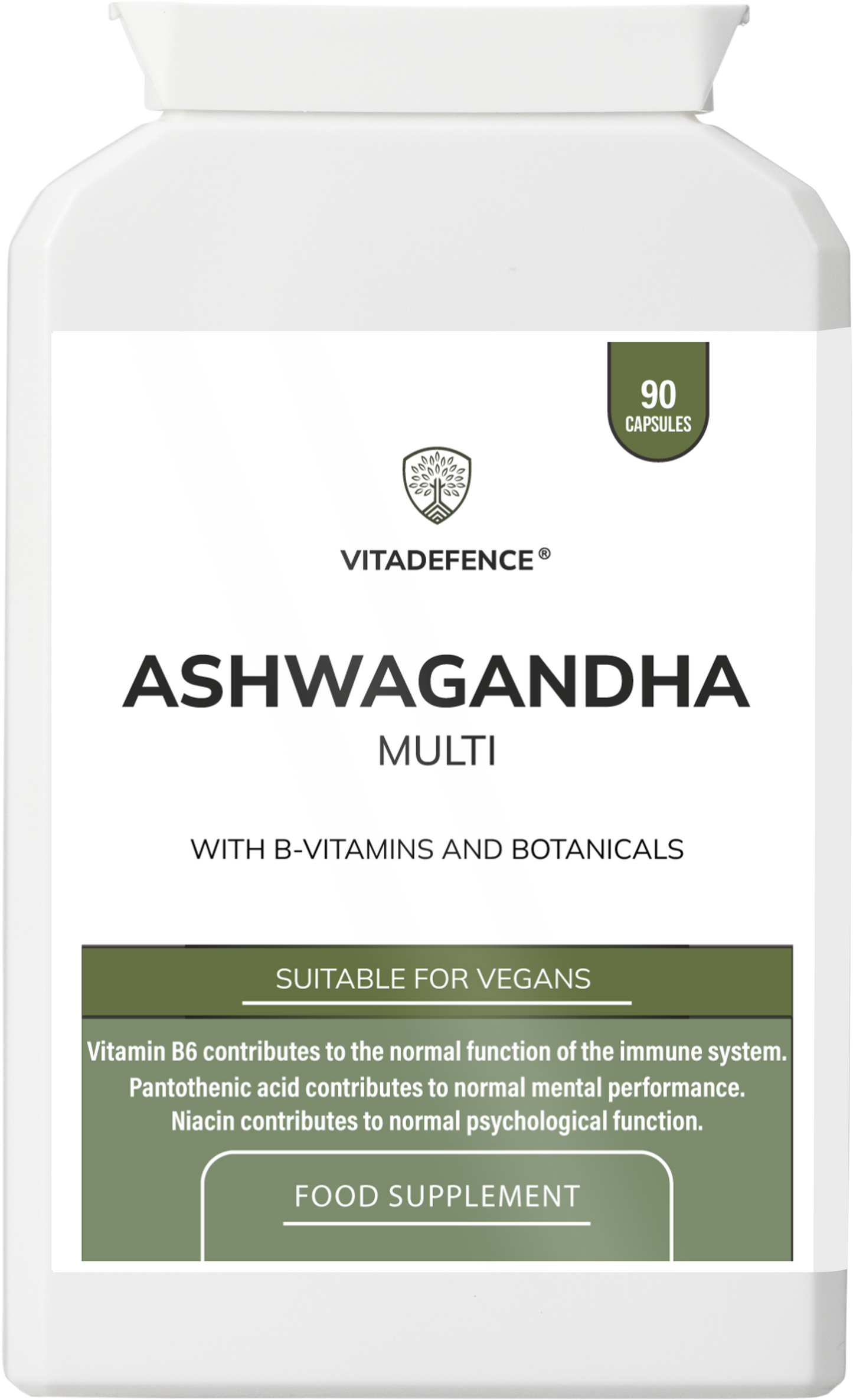 Ashwagandha Capsules  | With,Ginseng, Cordyceps & Vitamins – 90 Capsules