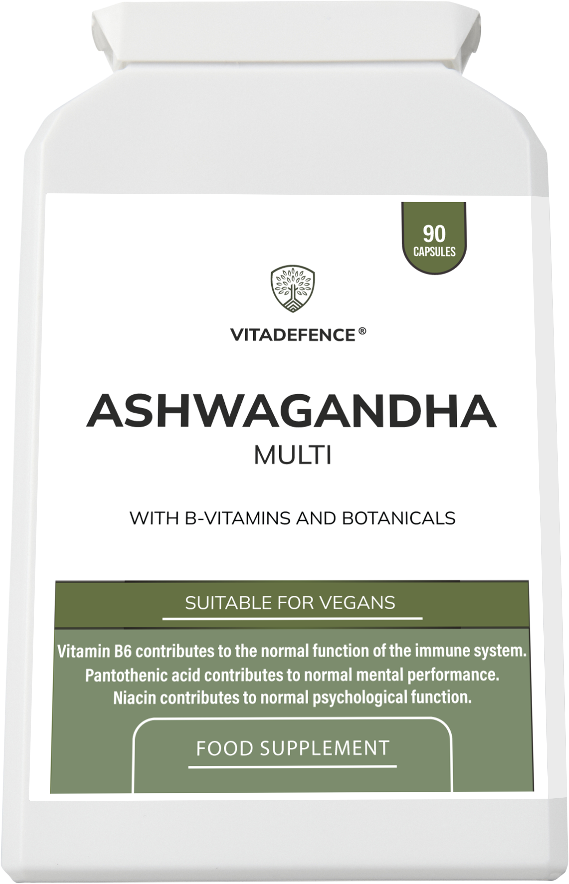 Ashwagandha Capsules  | With,Ginseng, Cordyceps & Vitamins – 90 Capsules