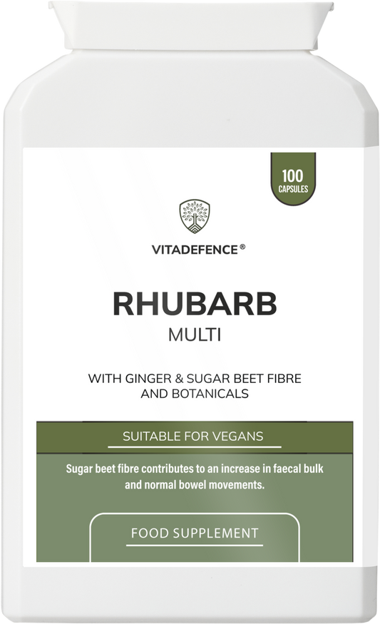 Rhubarb Multi | With Burdock, Clove & Botanicals – 100 Capsules