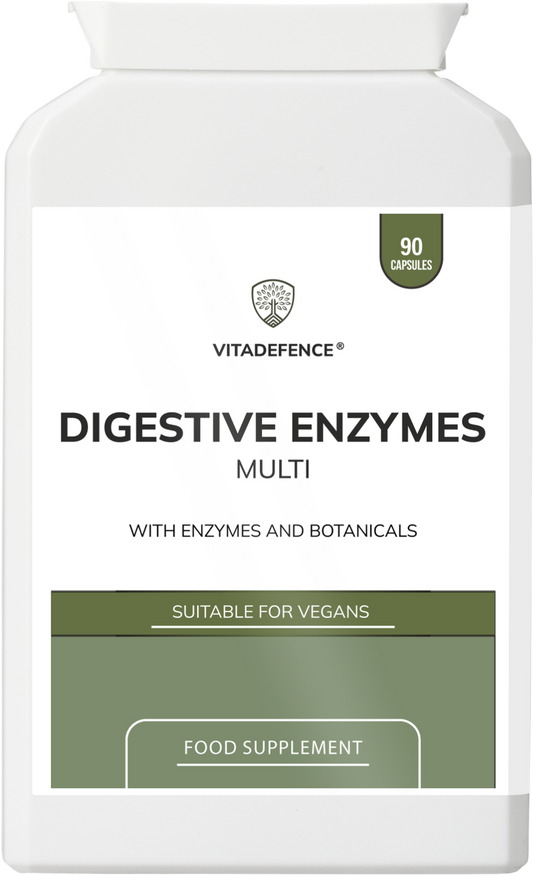 Digestive Enzyme Multi | With Turmeric, Apple Cider Vinegar & Enzyme Blend – 90 Capsules