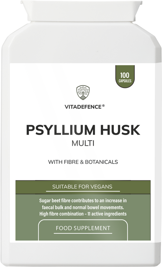 Psyllium Husk Multi | High-Fibre Botanical Blend – 100 Capsules