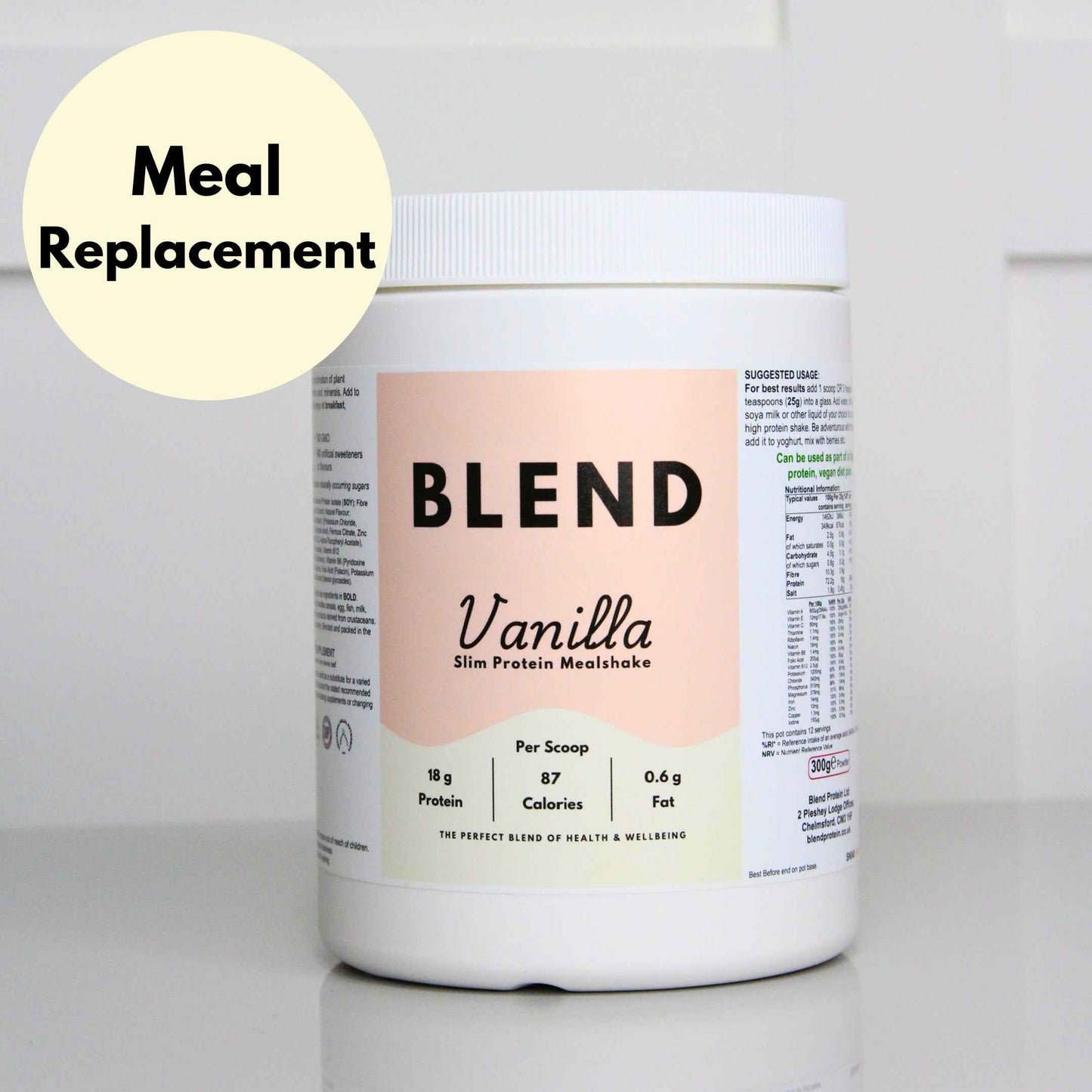 Organic Protein Mealshake - Vanilla Flavour