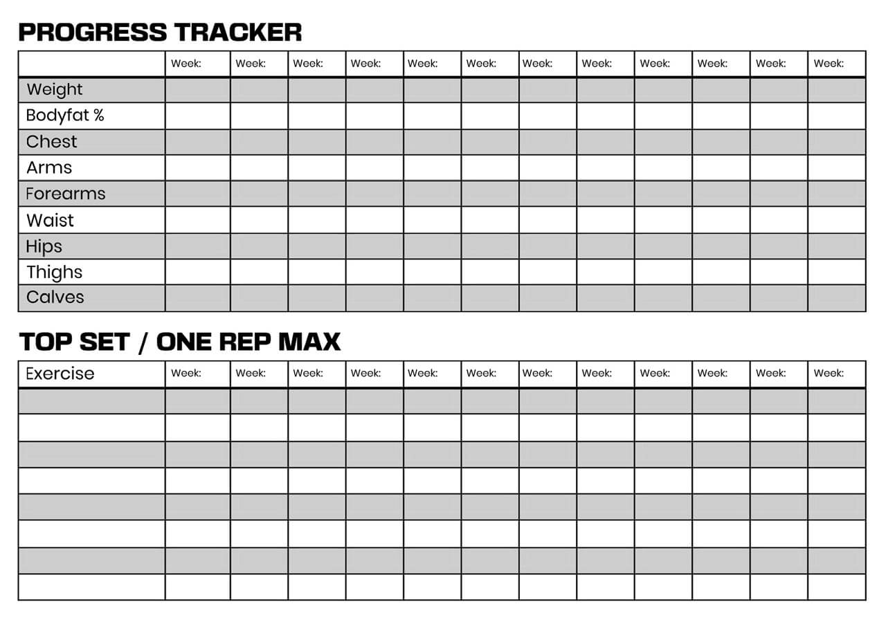 Thor Workout Logbook