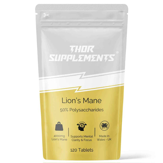 Lion's Mane | 50% Polysaccharides | 120 Tablets