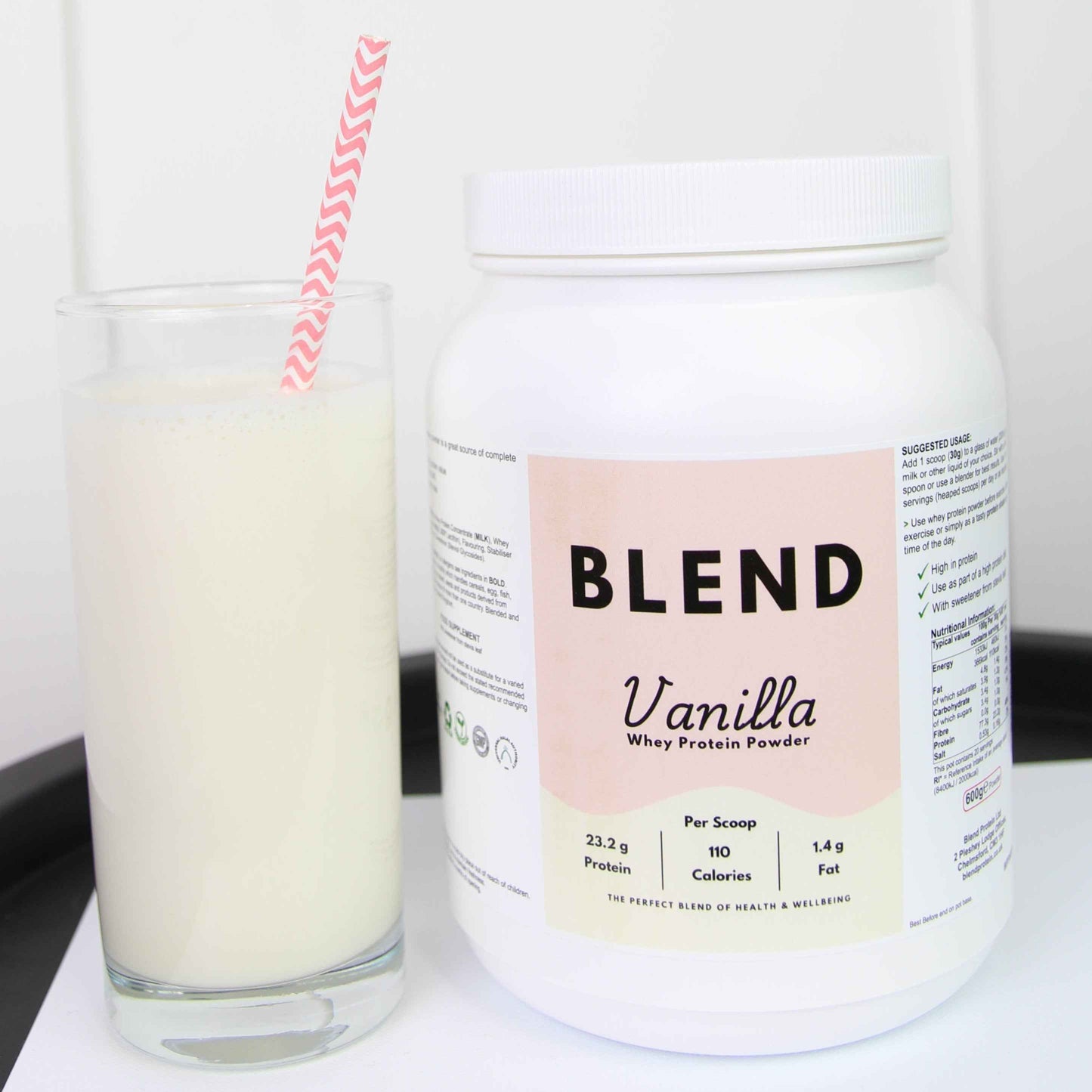Organic Whey Protein Powder - Vanilla Flavour
