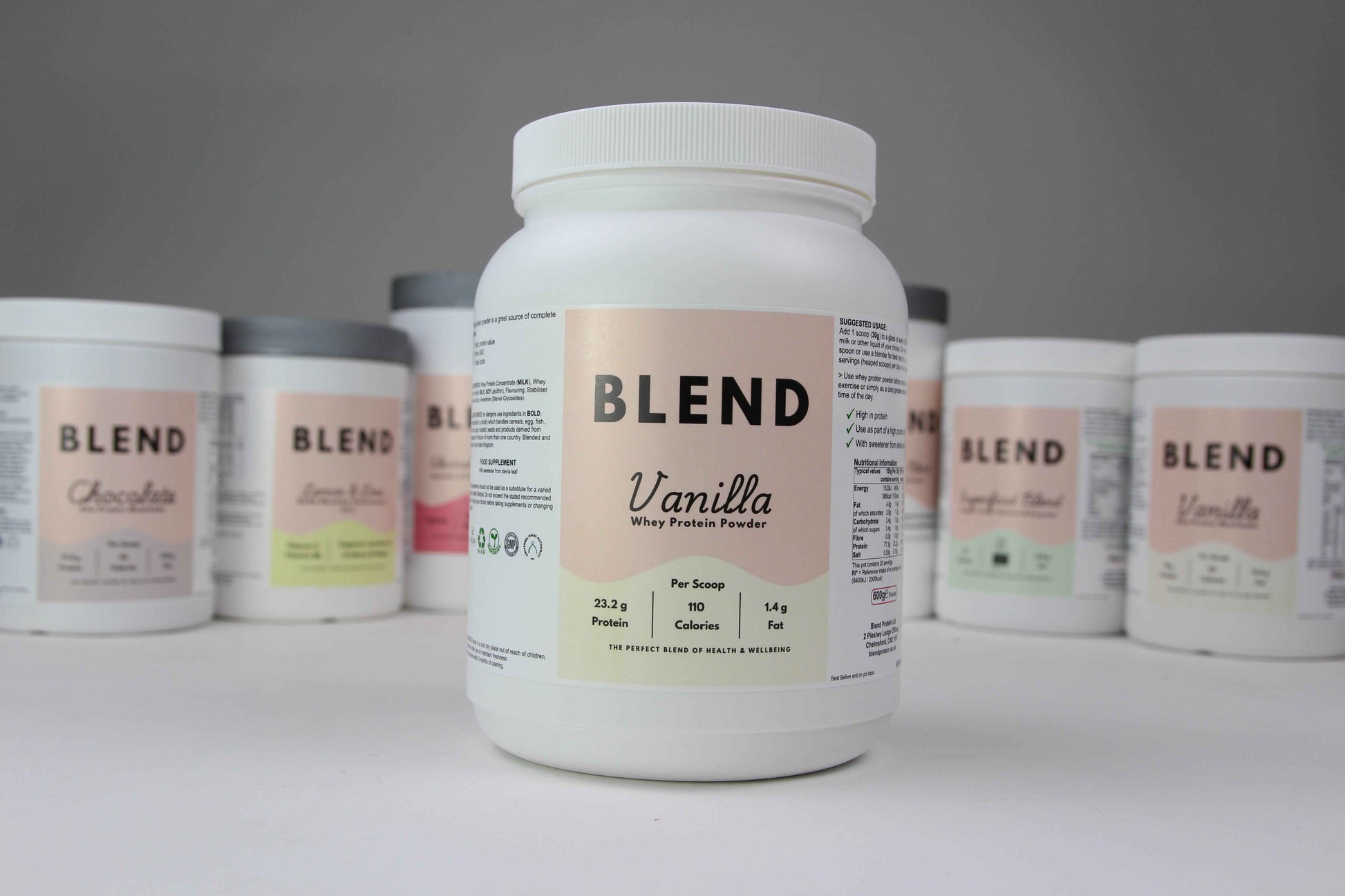 Organic Whey Protein Powder - Vanilla Flavour
