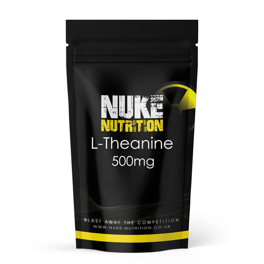L Theanine 500mg Capsules Max Strength Stress & Anxiety Relief - Supports Cognitive Function & Focus