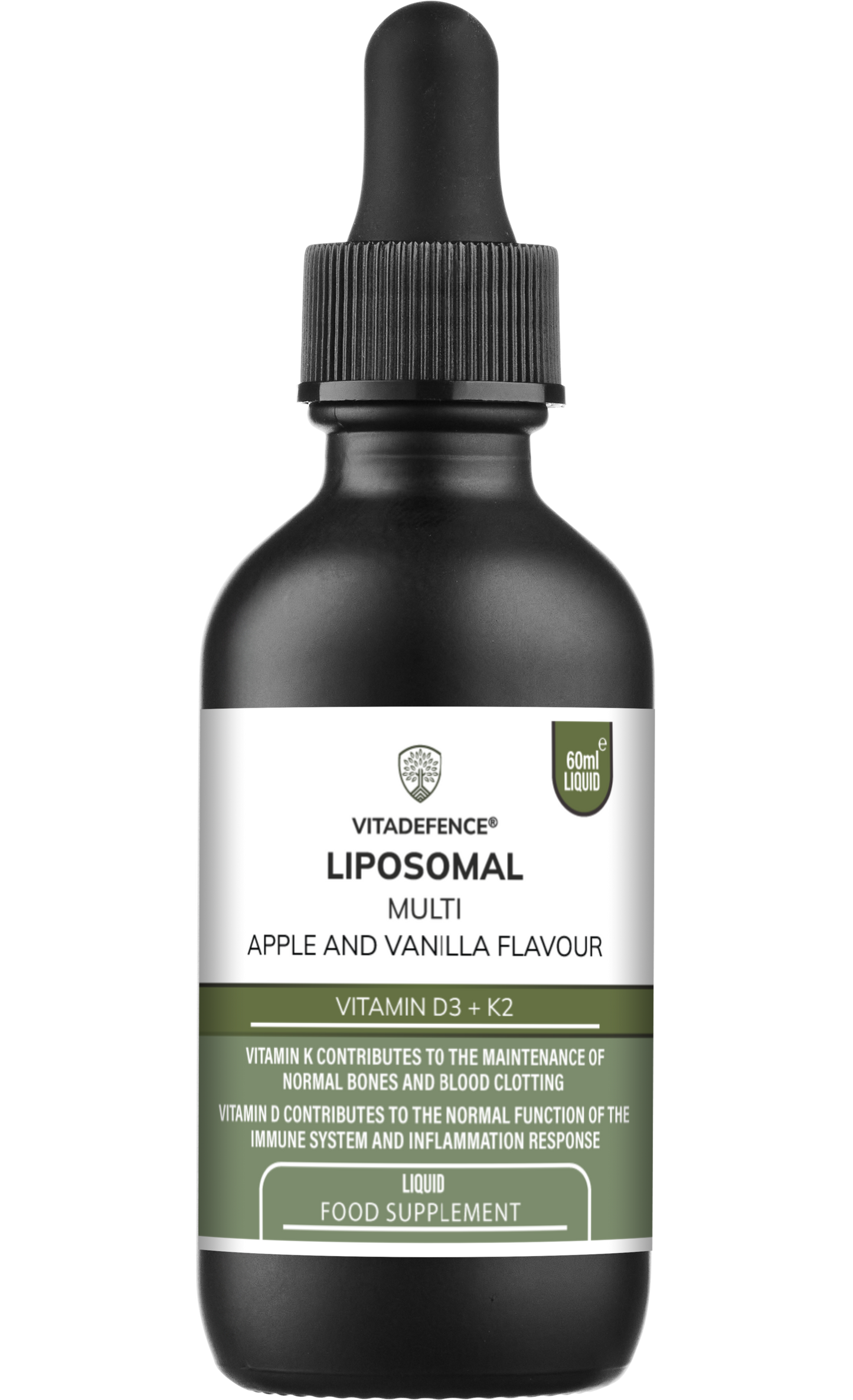 Liposomal Vitamin D3 & K2 – Apple & Vanilla Flavour