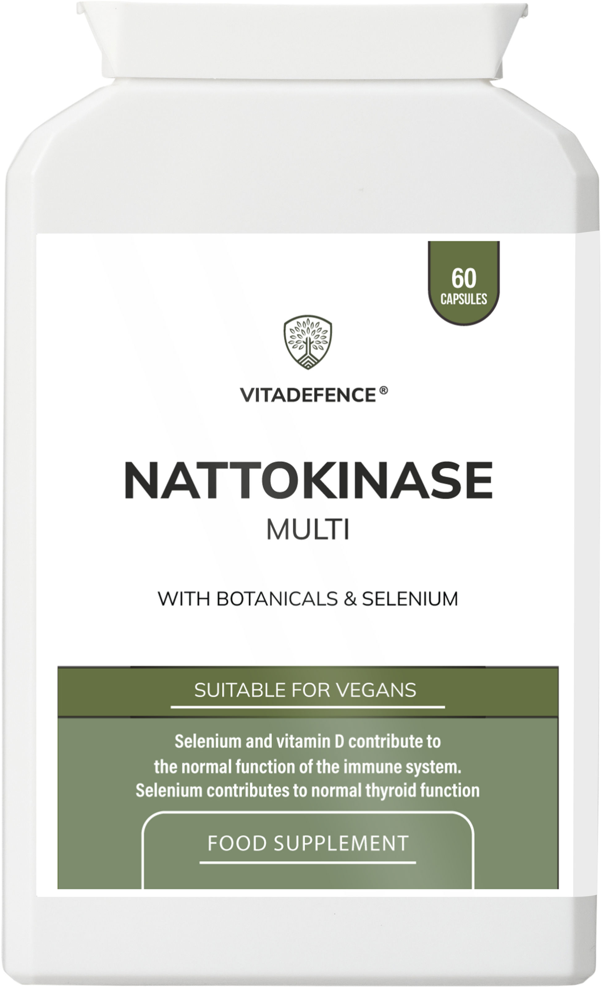 Nattokinase Multi | With Vitamin D3, Selenium & Botanicals – 60 Capsules