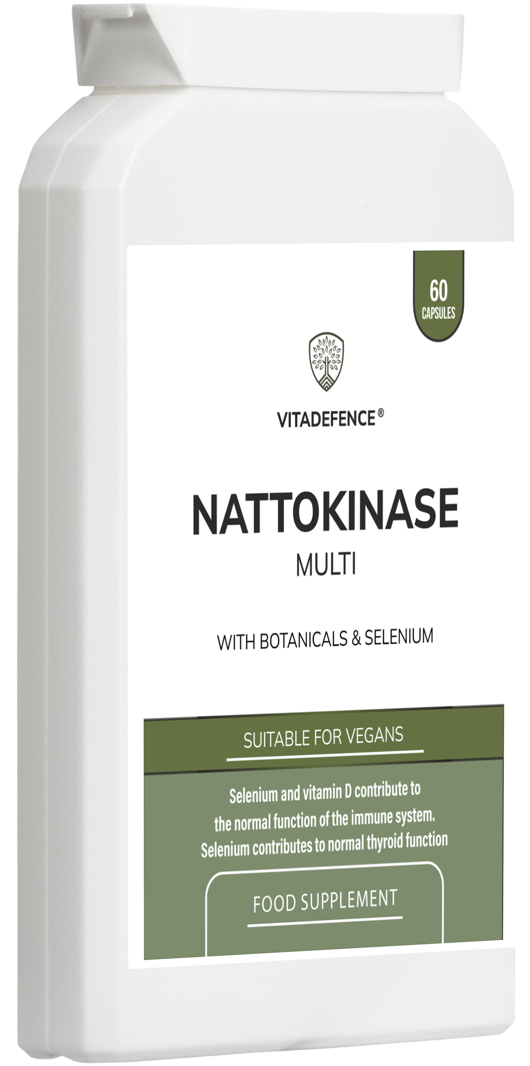 Nattokinase Multi | With Vitamin D3, Selenium & Botanicals – 60 Capsules