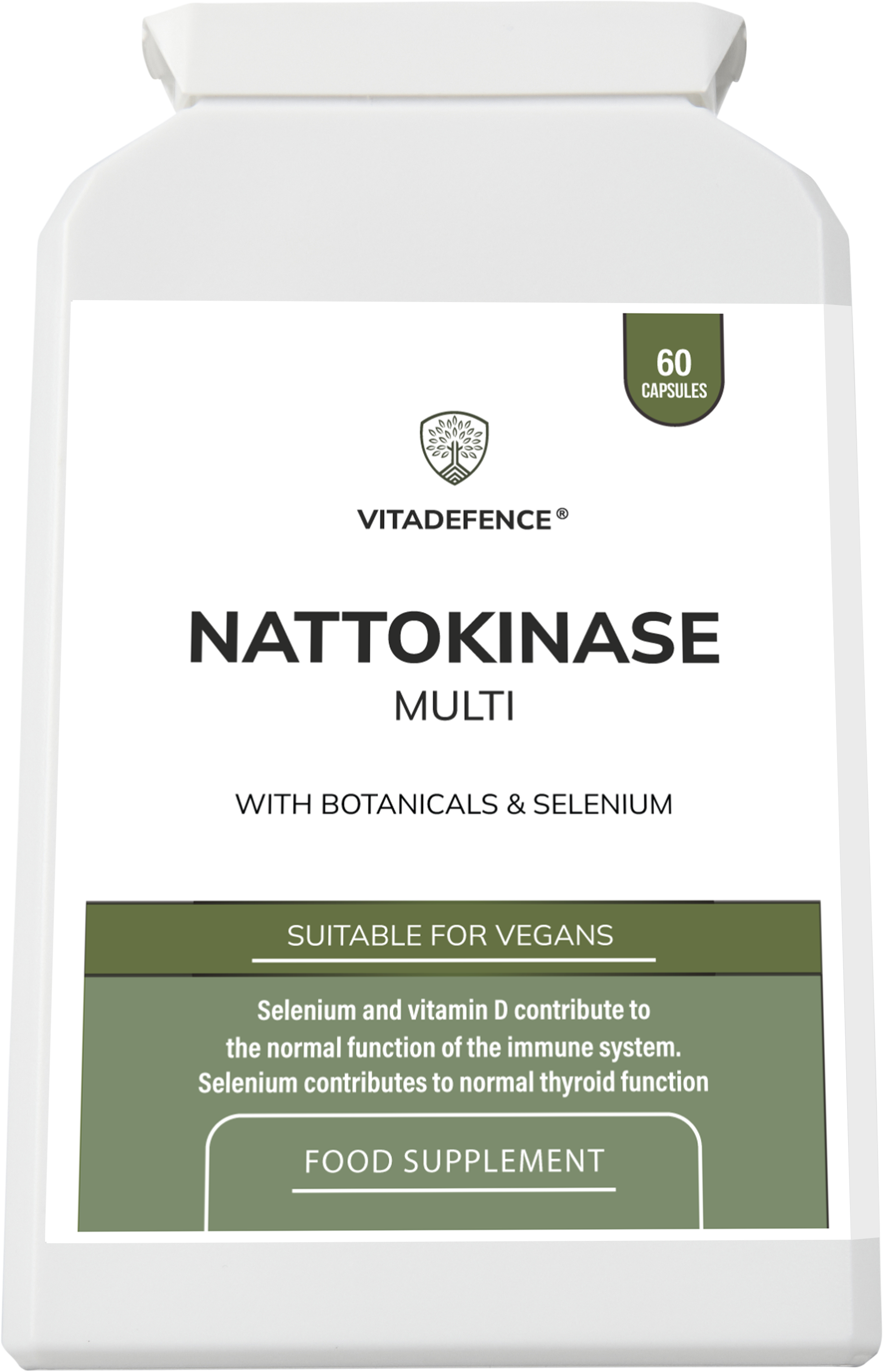 Nattokinase Multi | With Vitamin D3, Selenium & Botanicals – 60 Capsules
