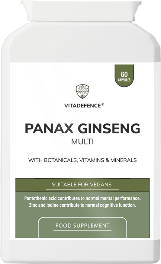 Panax Ginseng Multi | With Botanicals, Vitamins & Minerals – 60 Capsules