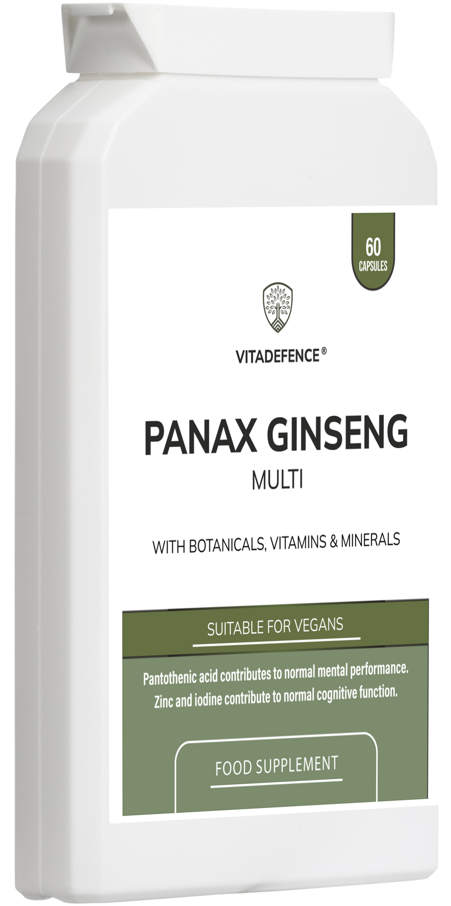 Panax Ginseng Multi | With Botanicals, Vitamins & Minerals – 60 Capsules