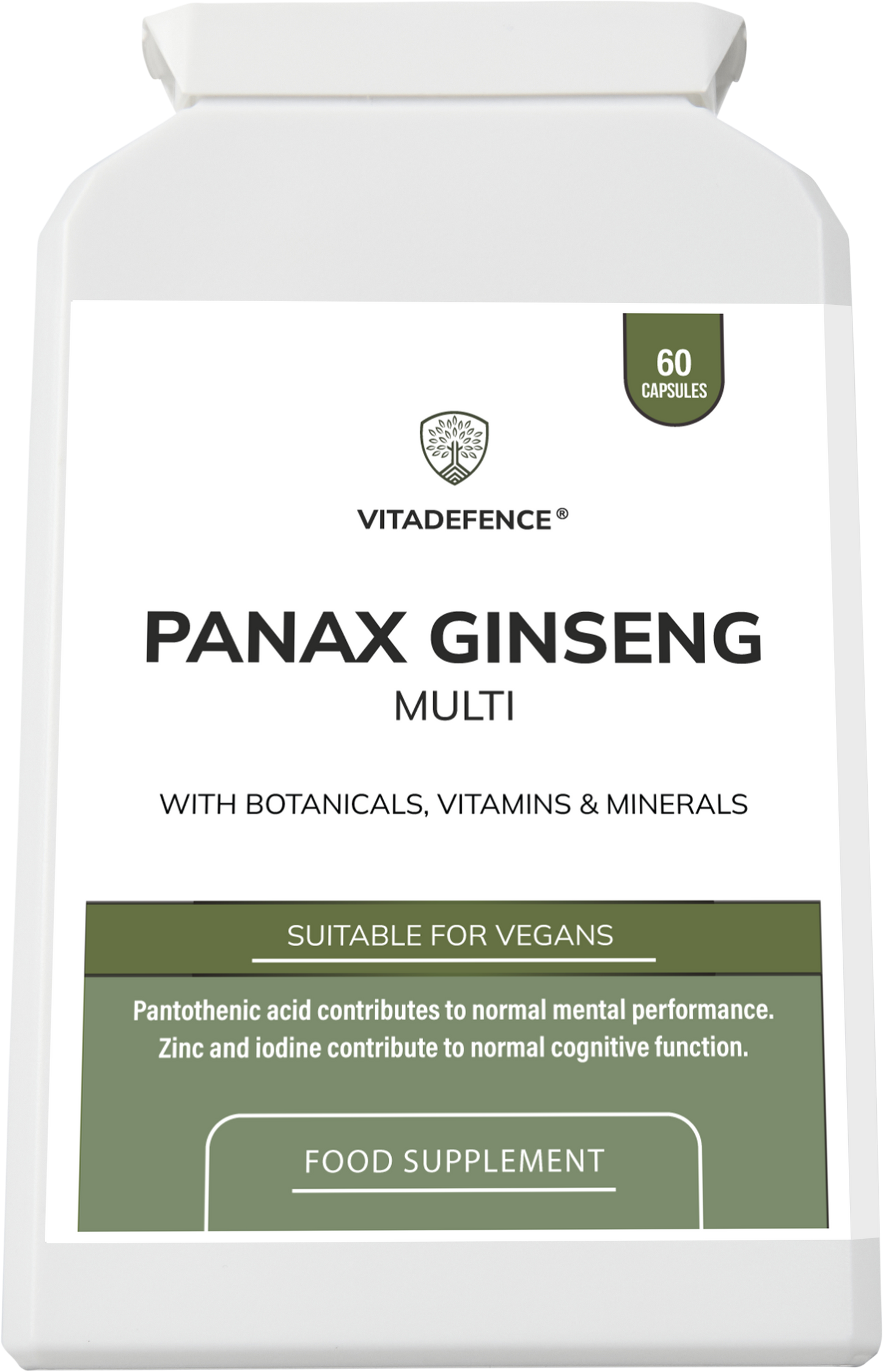 Panax Ginseng Multi | With Botanicals, Vitamins & Minerals – 60 Capsules
