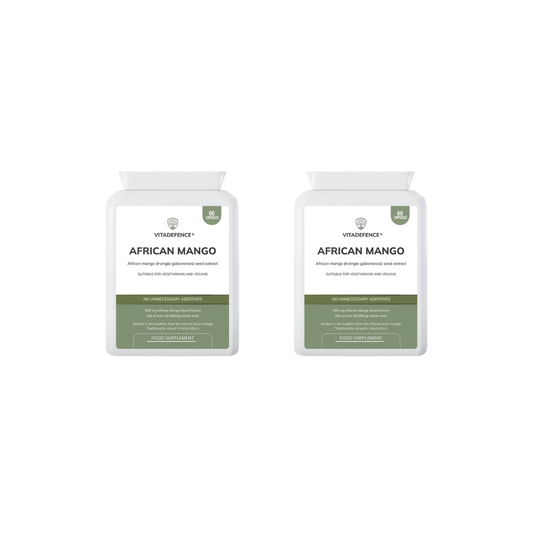 African Mango 2-Pack | Concentrated Seed Extract 500mg – 120 Capsules (2 x 60)