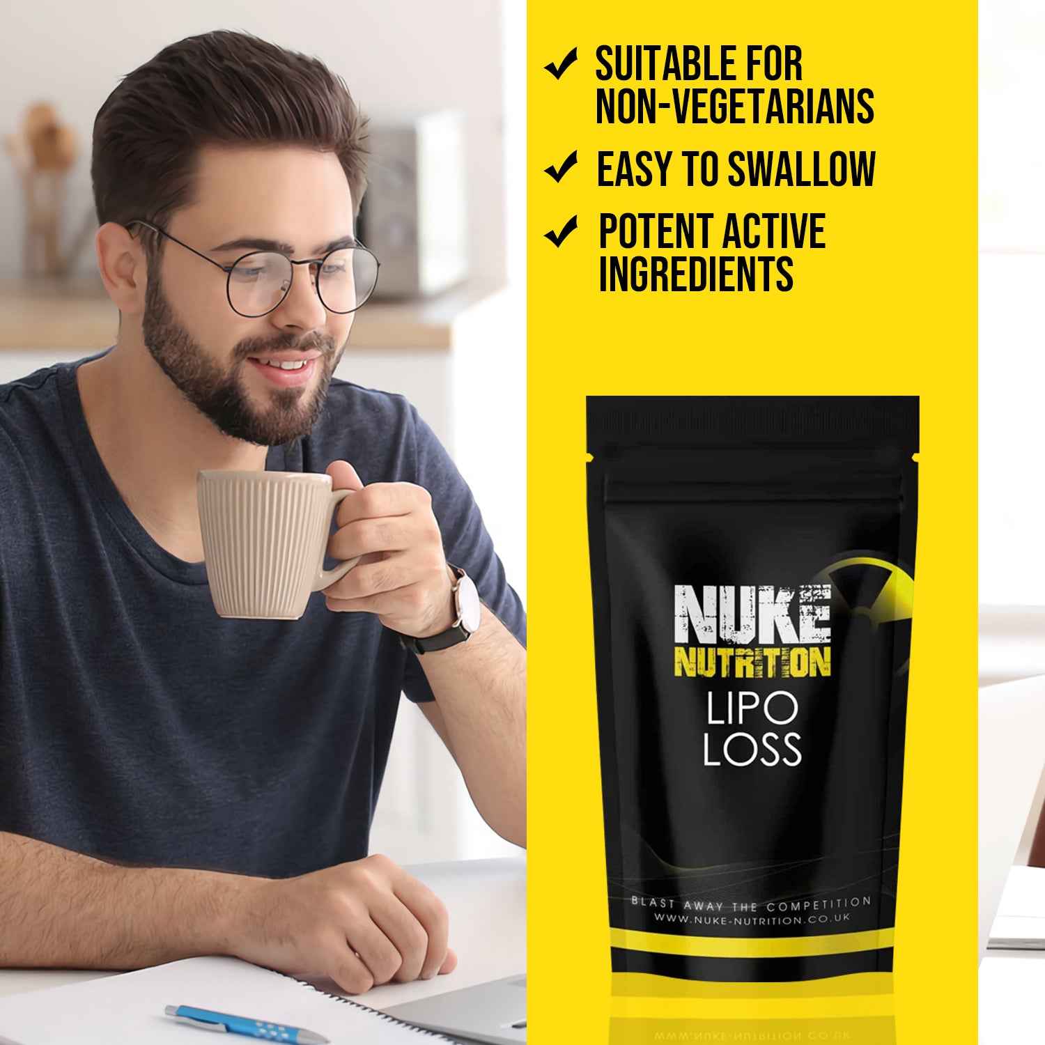 Lipo Loss Fat Burner Natural Weight Loss Capsules High Strength Potent Formula